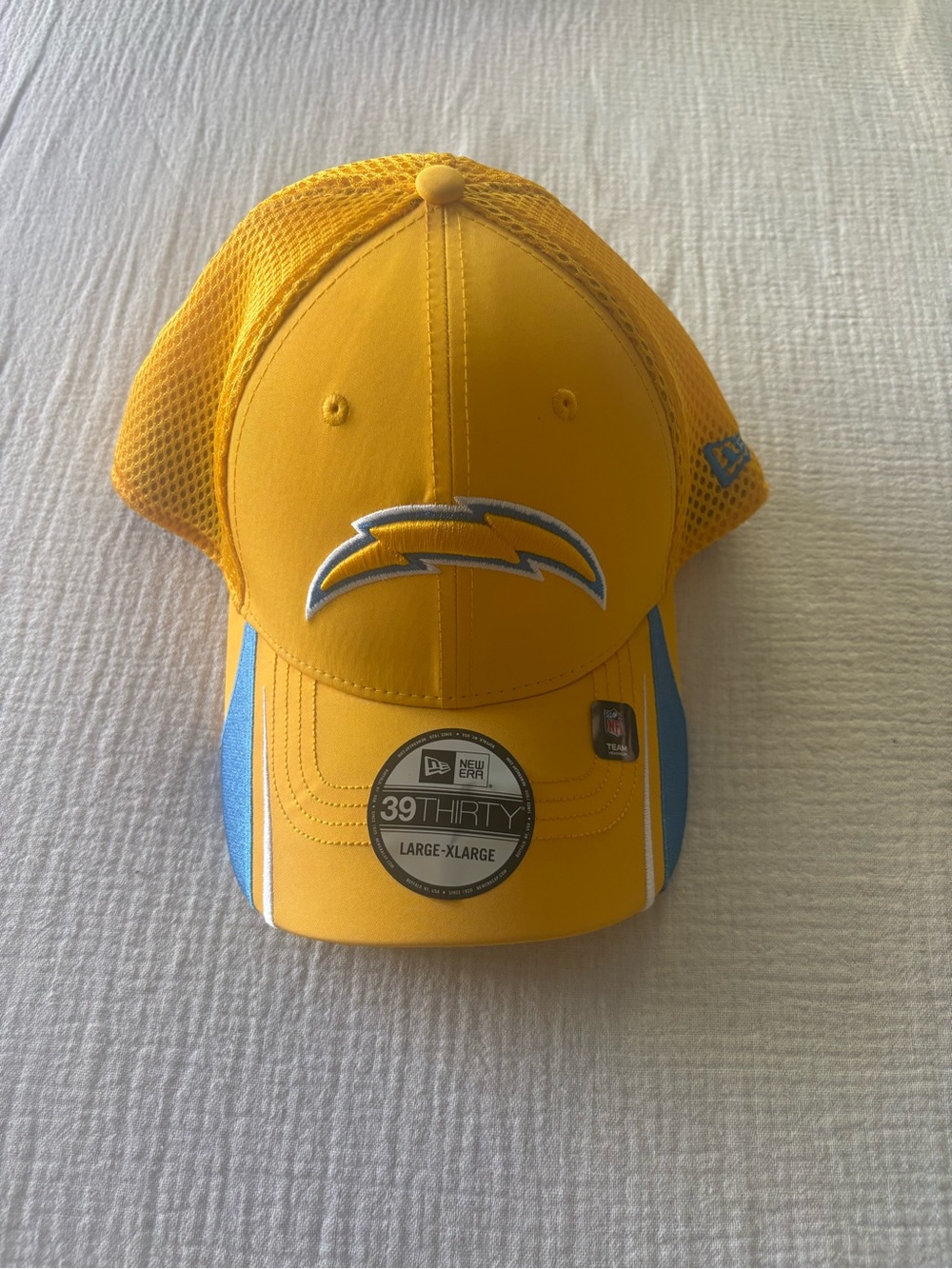New Era Yellow and Powder Blue Los Angeles Chargers Stretch-Fit Cap